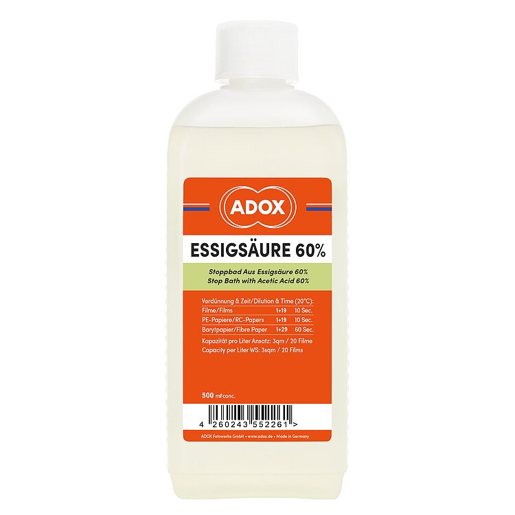 Adox Essigsäure 60% 500 ml
